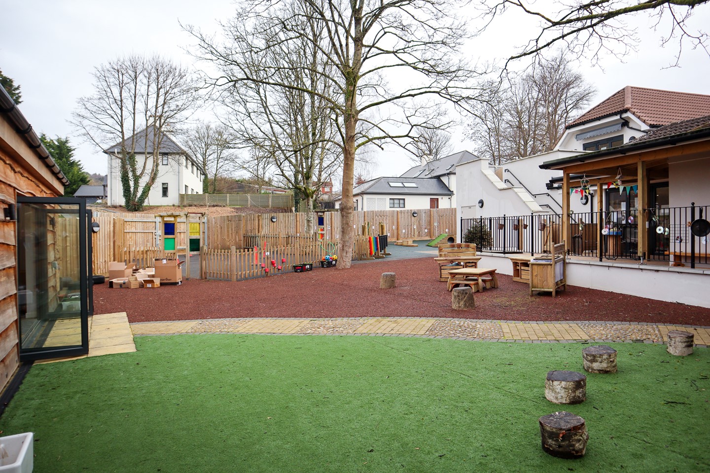 Flax Garden View From Fence