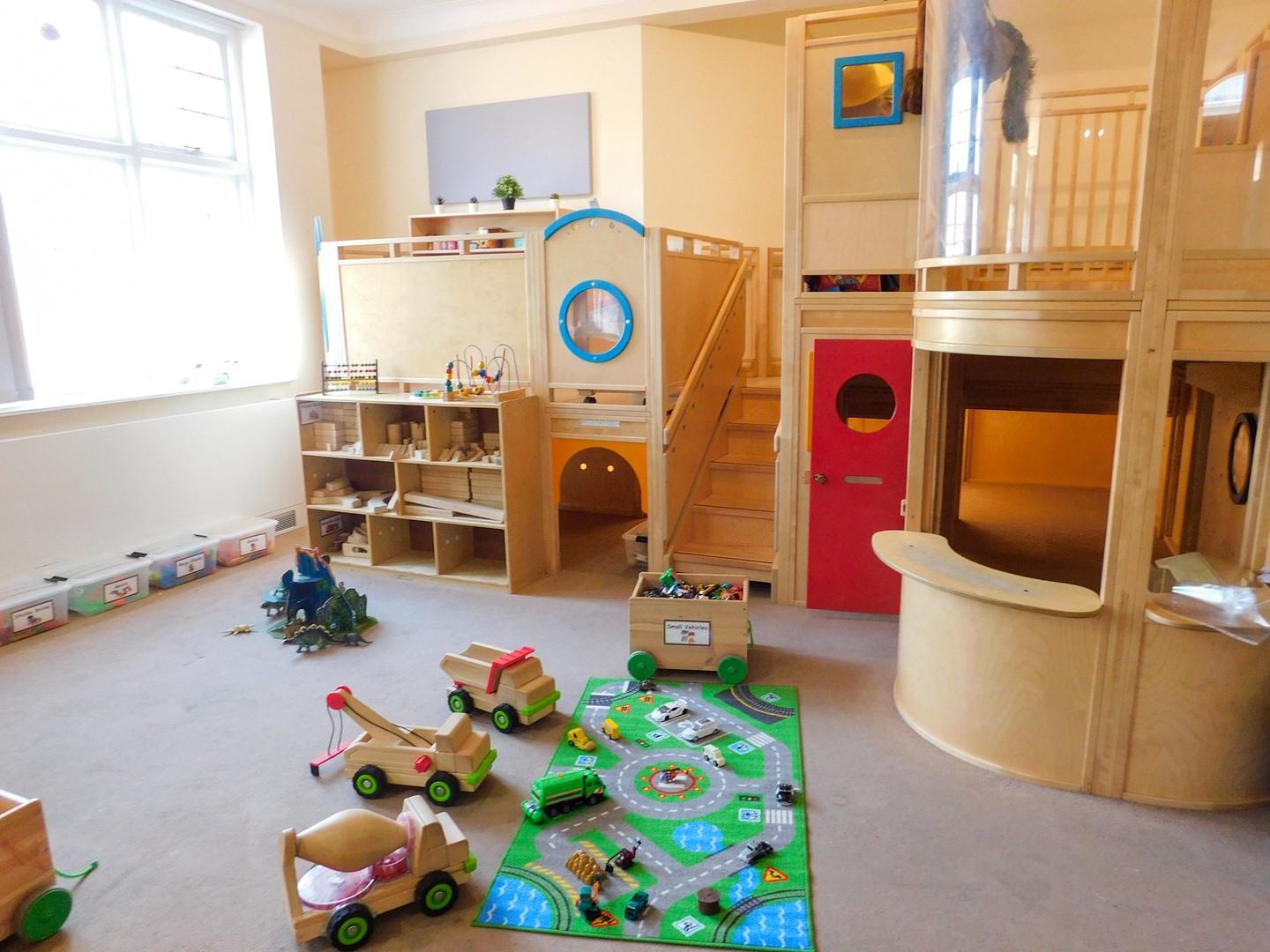 Coombe Dingle Kindergarten Role Play Construction area 2